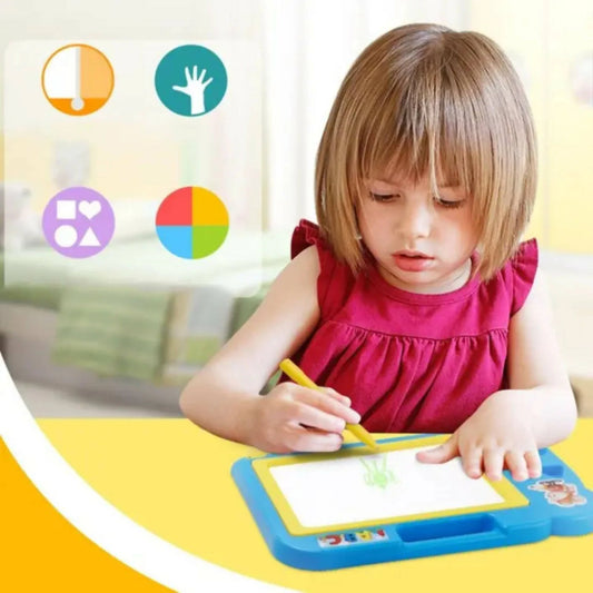 Magnetic Learning Drawing Board for Kids – Erasable Doodle Pad with Pen, Educational Writing & Sketching Toy