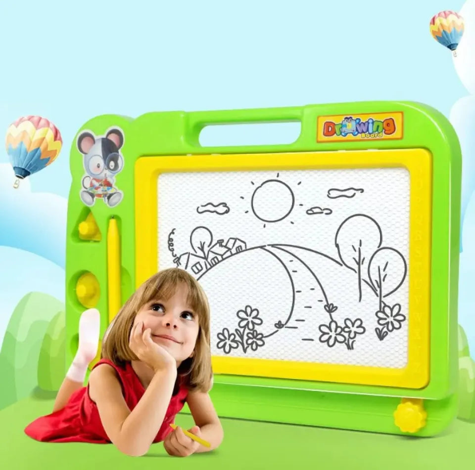 Magnetic Learning Drawing Board for Kids – Erasable Doodle Pad with Pen, Educational Writing & Sketching Toy
