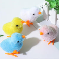 Jumping Chicken Wind up Clockwork Flipping Animal 2Pcs