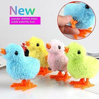 Jumping Chicken Wind up Clockwork Flipping Animal 2Pcs
