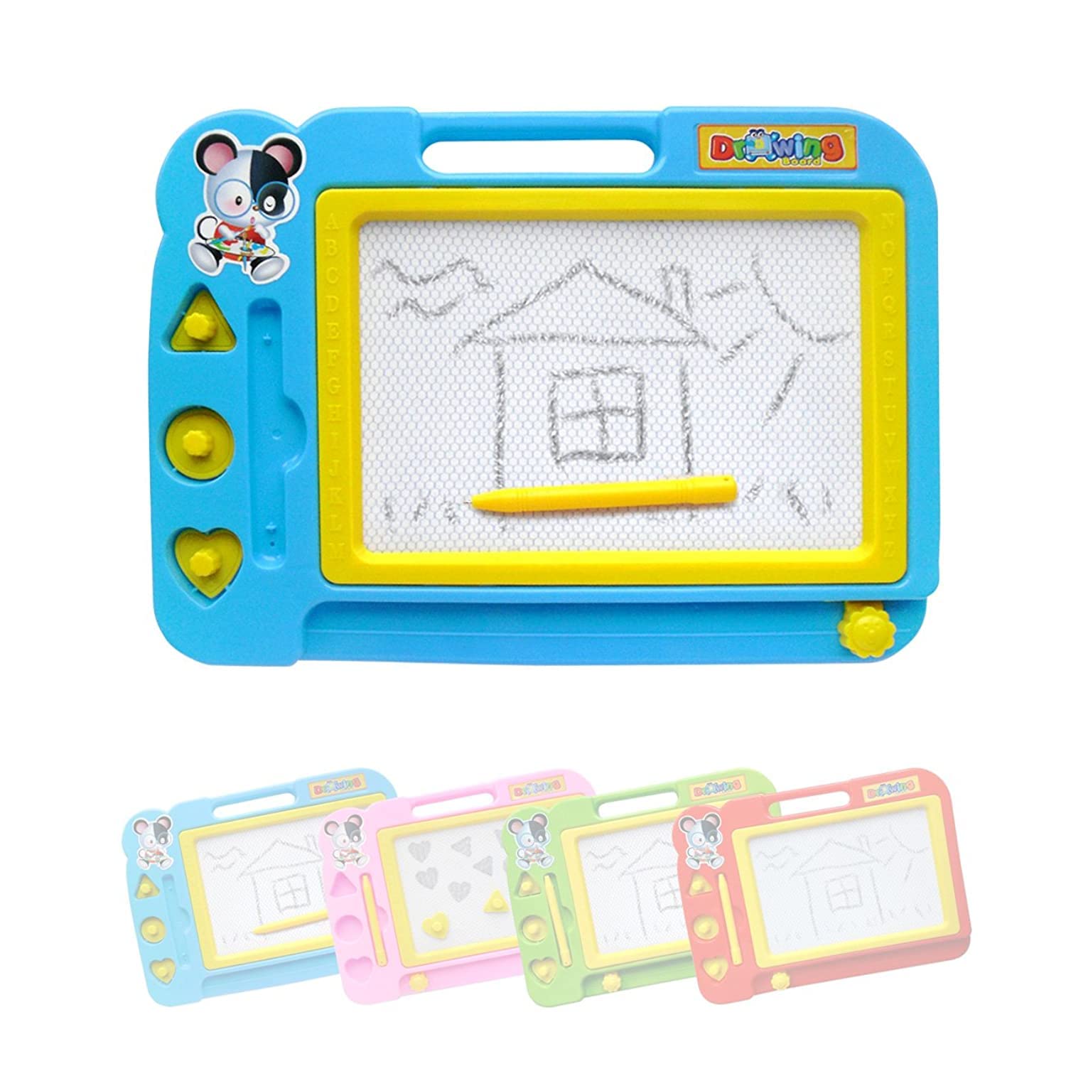 Magnetic Learning Drawing Board for Kids – Erasable Doodle Pad with Pen, Educational Writing & Sketching Toy