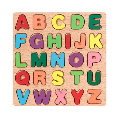 Wooden Alphabets for Kids Capital ABC