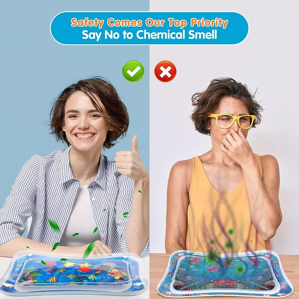 Inflatable Leakproof  Water Mat for Kids (3–24 Months)