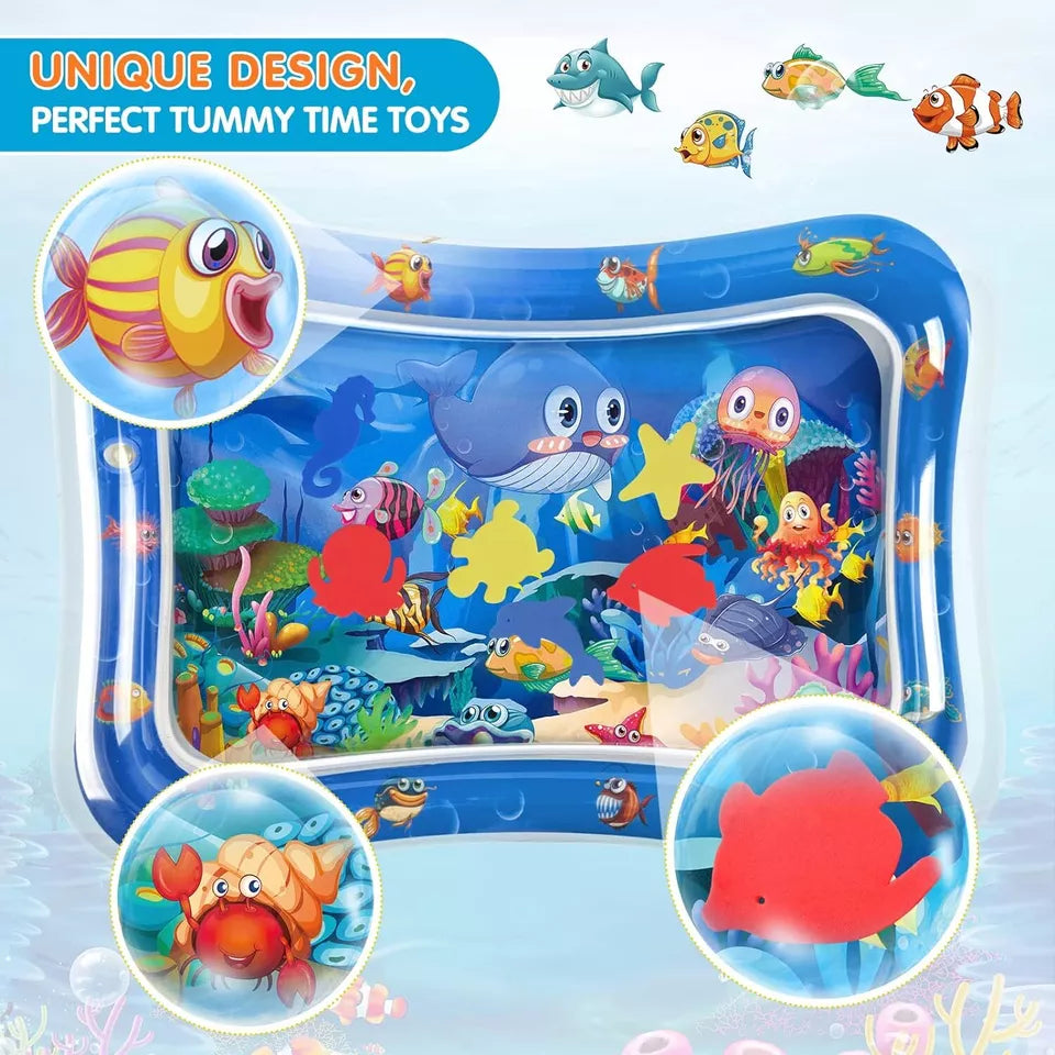 Inflatable Leakproof  Water Mat for Kids (3–24 Months)